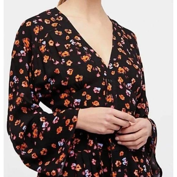 Free People floral L'amour printed romper - Picture 4 of 6